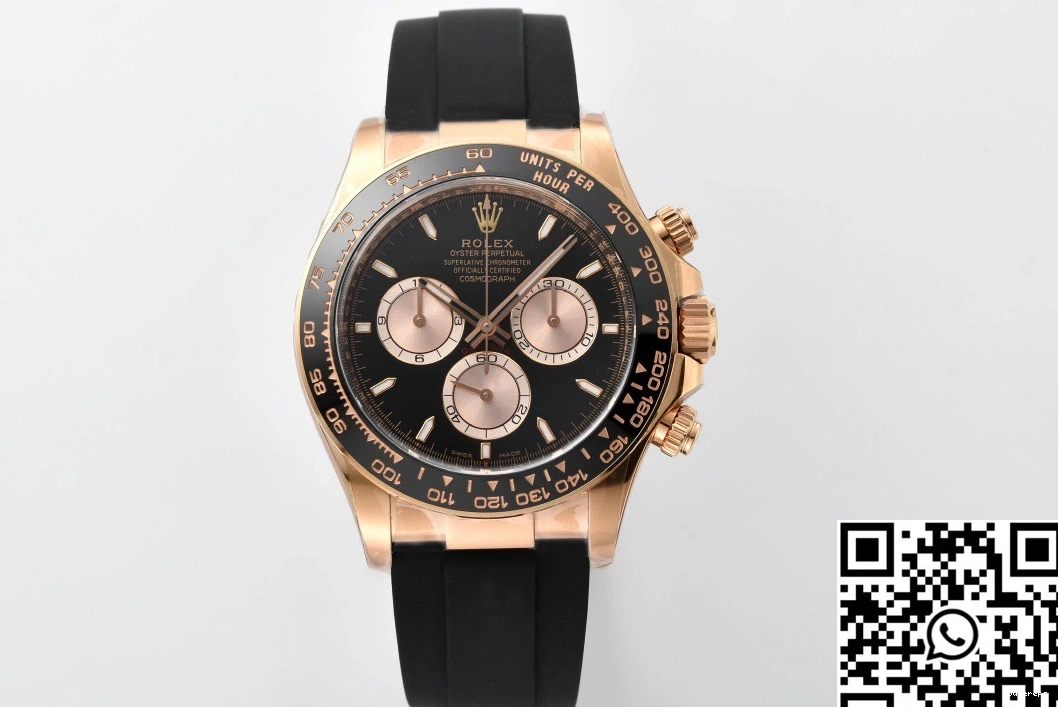 Rolex Clean Cosmograph M126518 Black Factory Daytona Bezel 1225